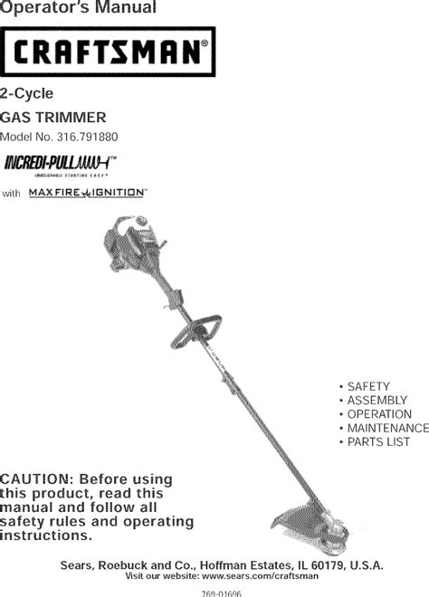 craftsman trimmer|craftsman trimmer manual pdf.